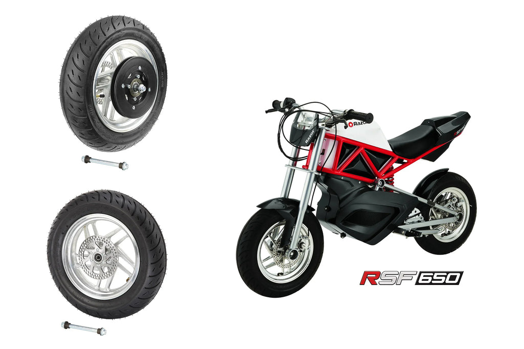 Razor Rsf650 Rims RSF650 Front and Rear Wheel Complete Set – TAXI GARAGE