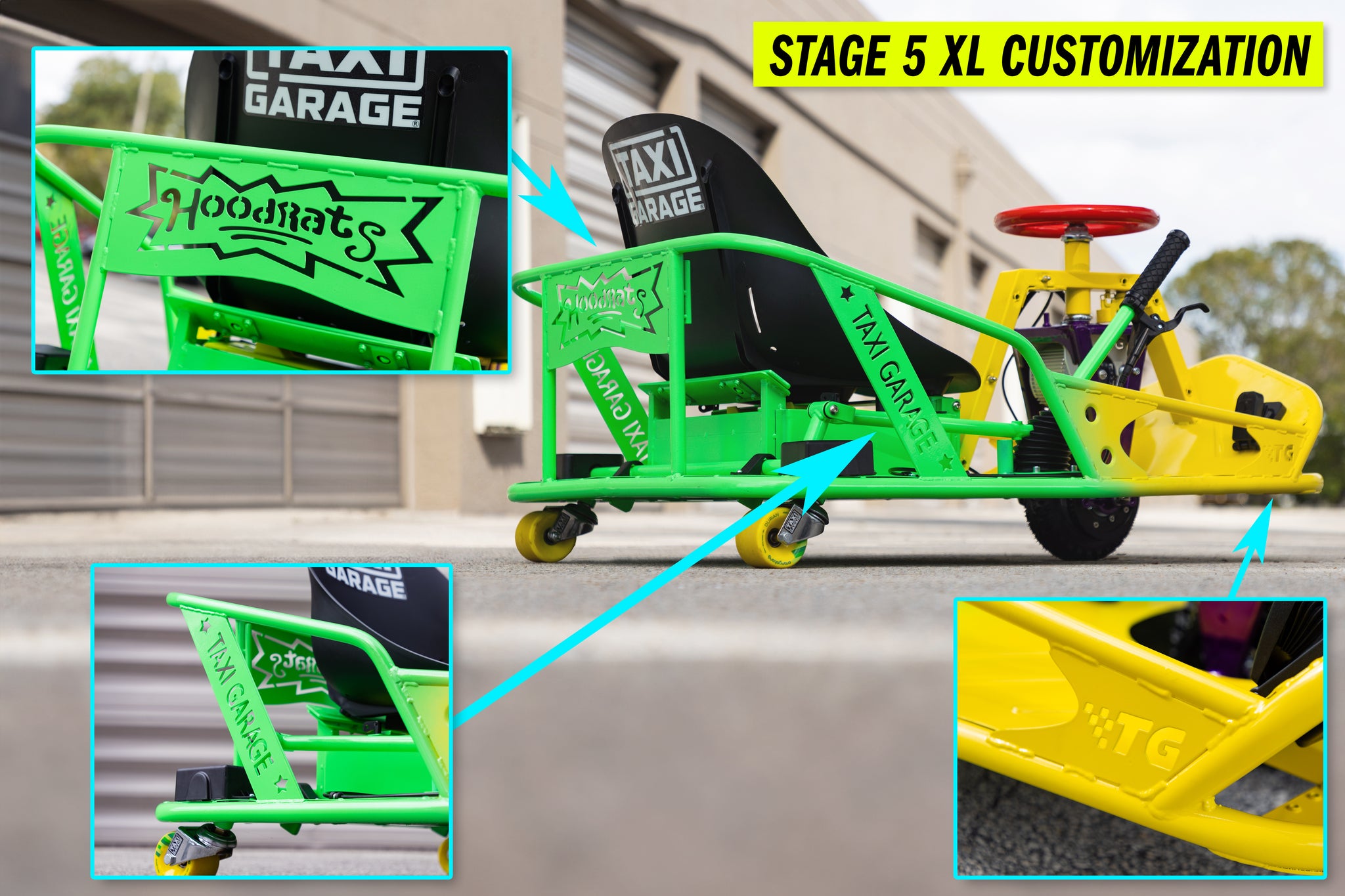 XL TAXI GARAGE Crazy Cart (STAGE 5)