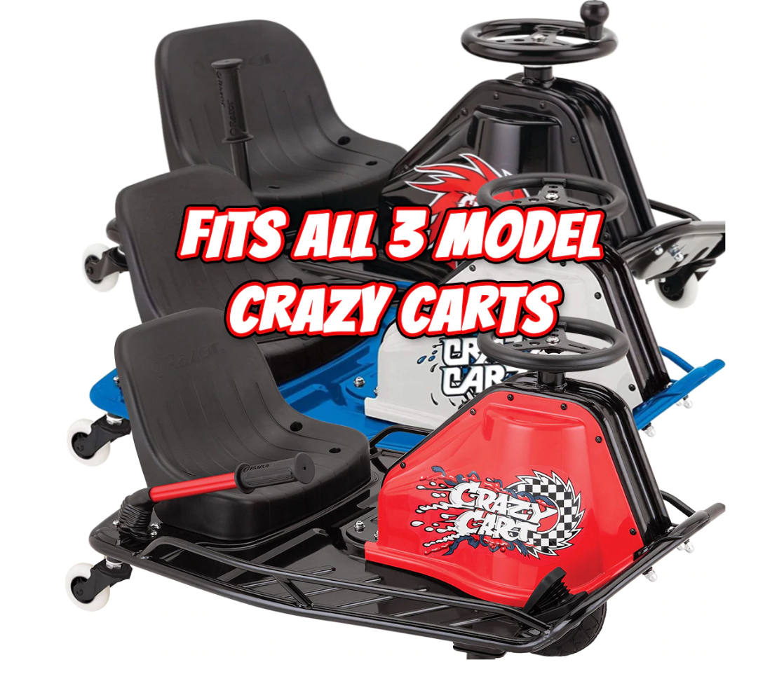Electric Drift Kart Crazy Cart Dlx Crazy Cart XL Razor