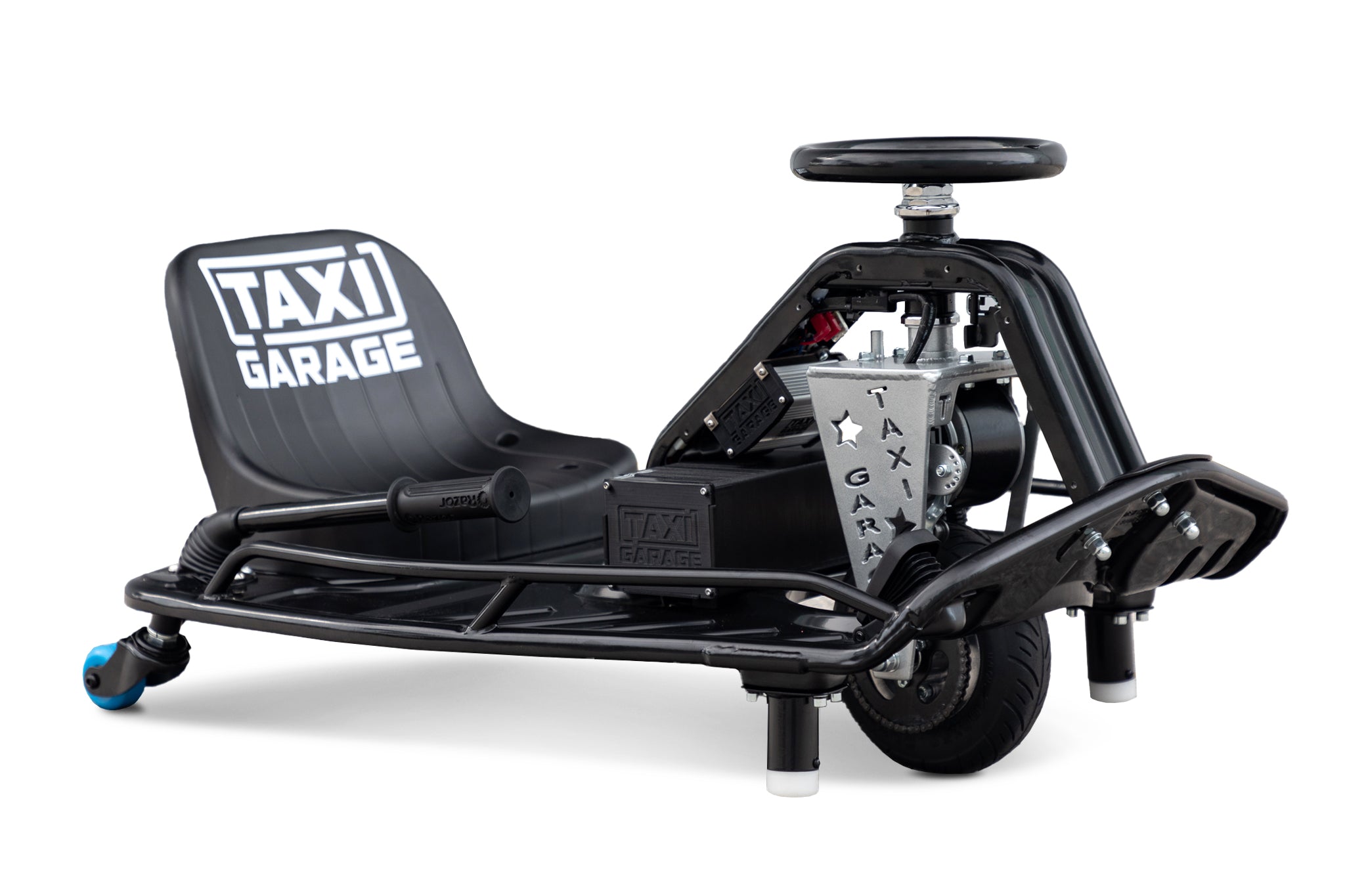 Taxi Garage - Great entry level crazy cart we offer here.